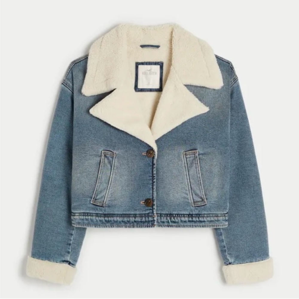Shearling Denim Jacket